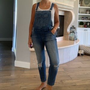 Denim overalls
